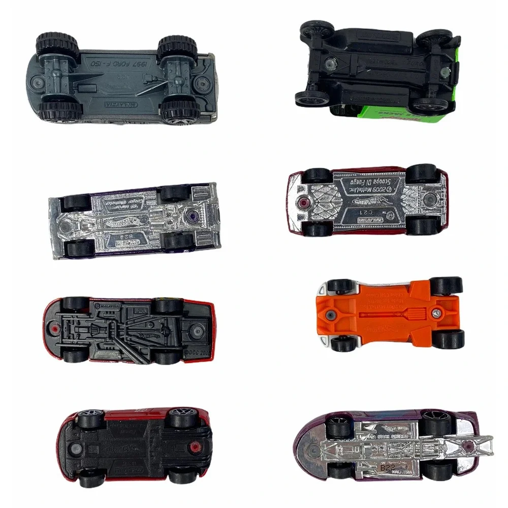 Hot Wheels & Matchbox Loose Lot Of 8 Random Cars-Ferrari, Model T, F-150, Scoopa